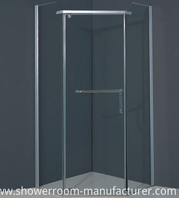 Without Tray Diamond Glass Bath Screen (ADL-8024)